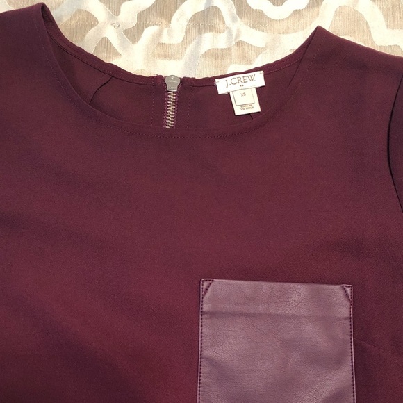 J. Crew Leather Pocket Dress XS - Picture 5 of 5